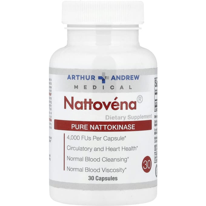Nattovena®, Nattokinase Pure, 4 000 FUs, 30 Capsules