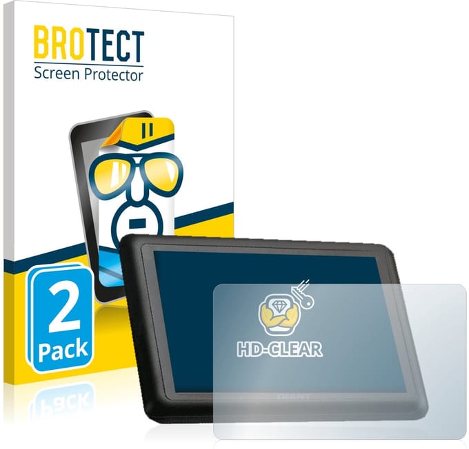 BROTECT - Screenprotector voor Giant RideControl Charge - Folie Beschermfolie transparant 2 Stuks