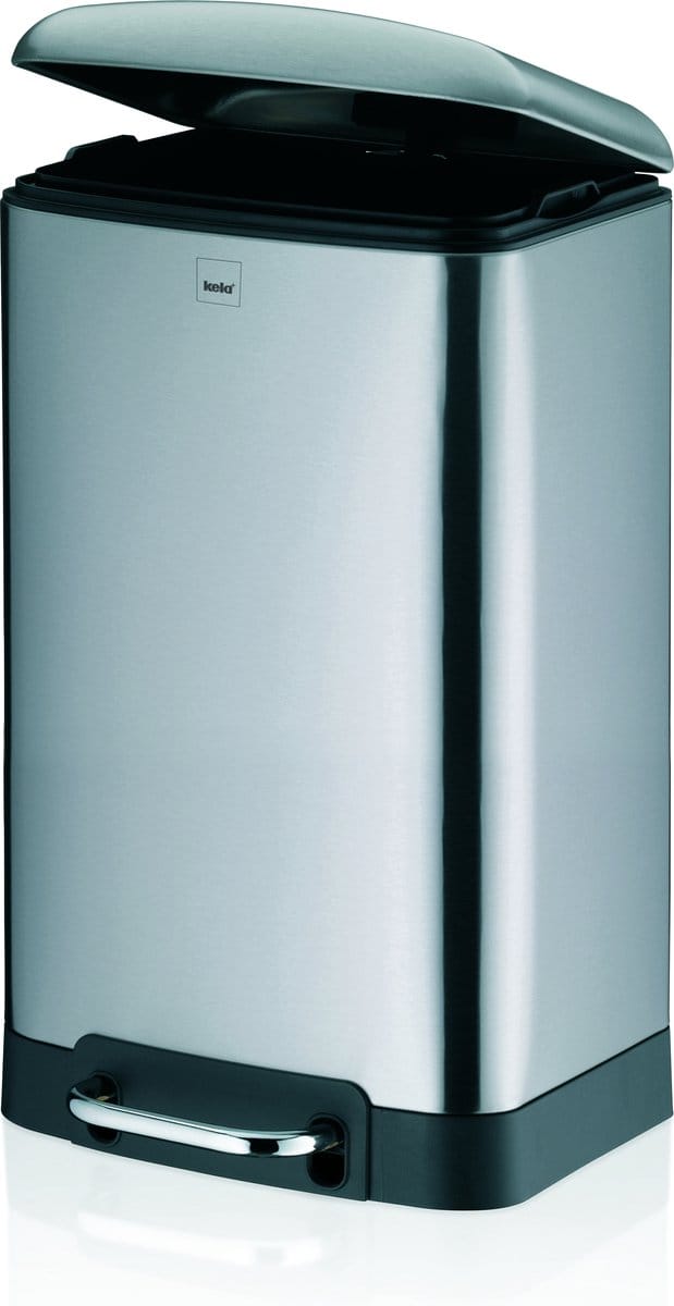 Afvalemmer RVS, 30 L - Kela | Davino