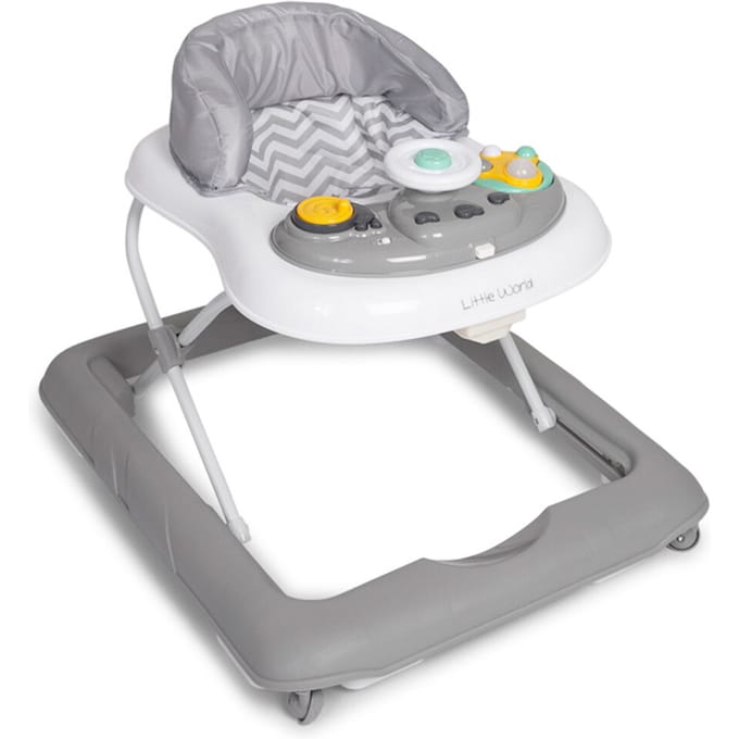 Little World Loopstoel - Babywalker Pluto - Grijs