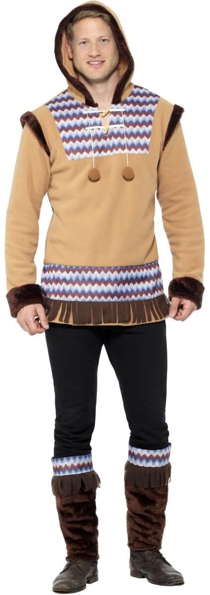 Smiffys - Arctic Man Kostuum - M - Bruin