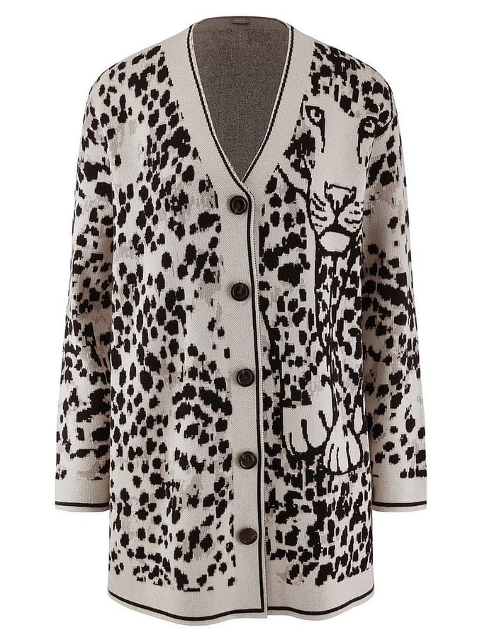 Lang vest Van BASLER beige