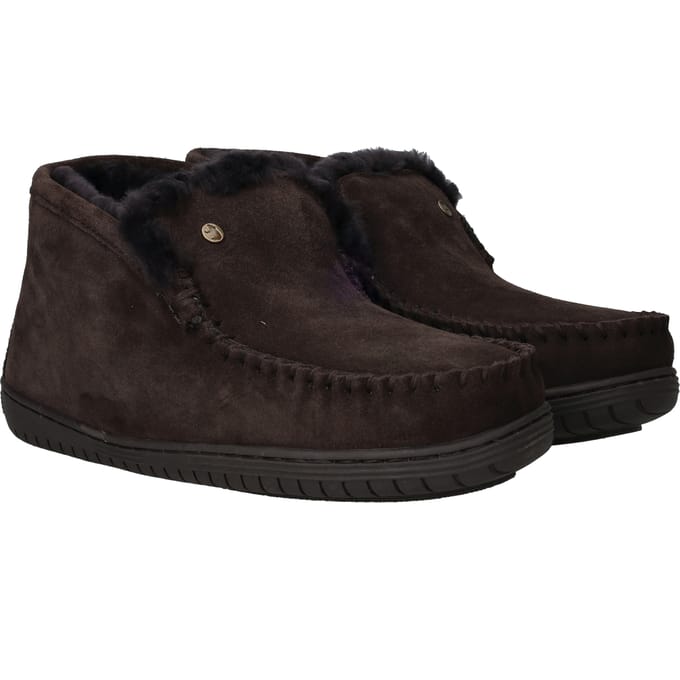 Warmbat Darwino Pantoffels - Heren - Bruin - Maat:45