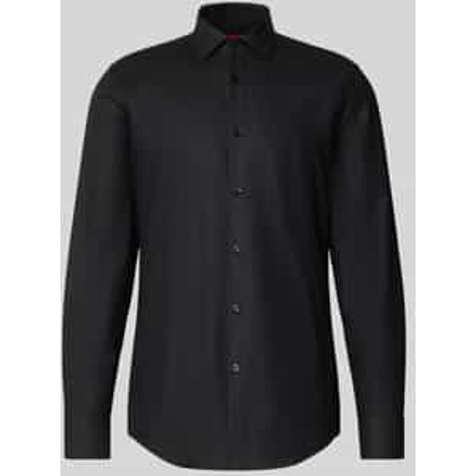Slim fit zakelijk overhemd van puur katoen Model 'KENNO'
