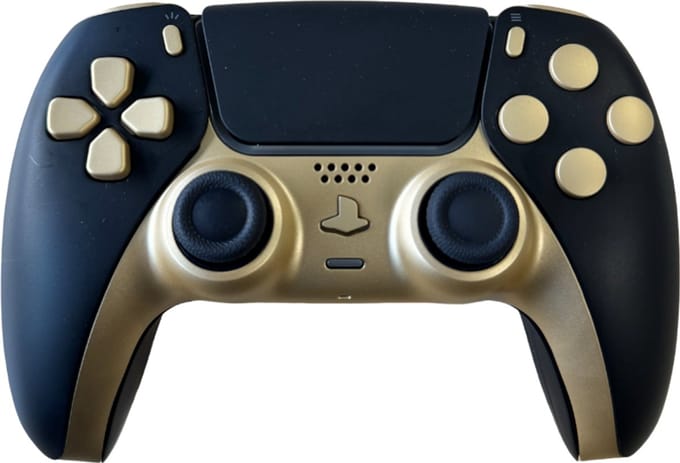 Clever Dark Champagne Custom Controller (PS5 compatibel)