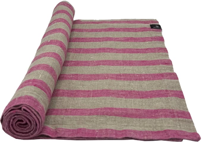 Maya tafelloper stripe pioen 40 x 140 - set van 2