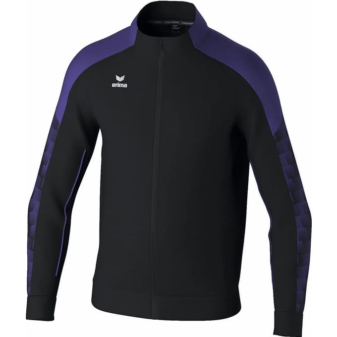 Erima Evo Star Trainingsjack Heren - Zwart / Paars | Maat: M