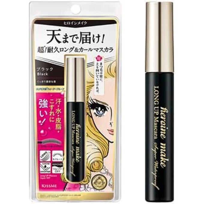 ISEHAN - Kiss Me Heroine Make Long Up Mascara Super Waterproof 01 Black