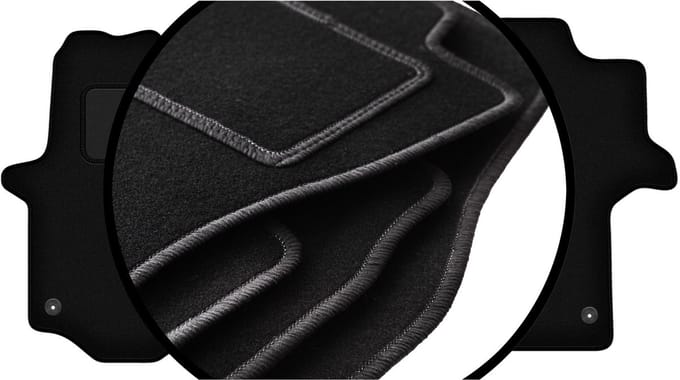 Complete set veloursmatten voor: Mercedes Crafter II bestelbus (2016-)