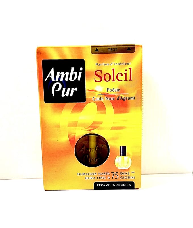 2X Ambi pur soleil calde note d'Agrumi 25ml