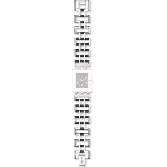 Swatch Plastic - Square SUB 18mm ASUBK132G SUBK132G Organic Chain band