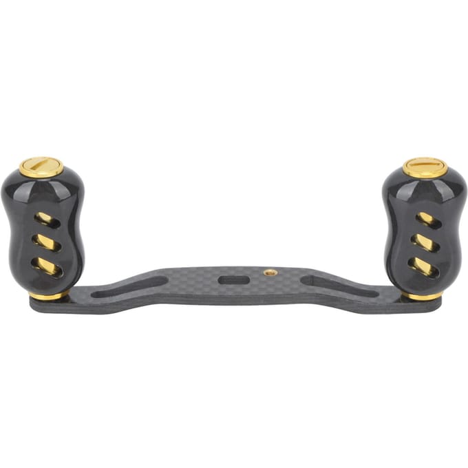 Vismolen Handvat Koolstofvezel Dubbel Handvat Baitcasting Reel Rocker Arm 95mm Vervanging voor D S A Goud goud