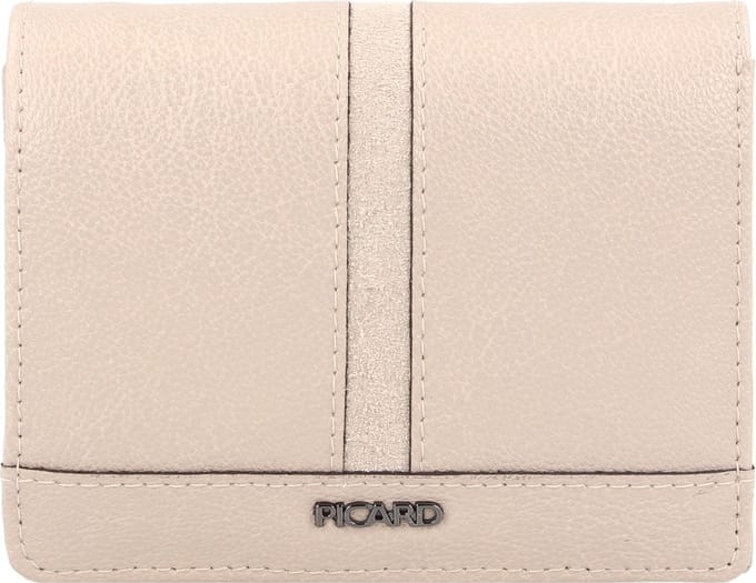 PICARD Leren Portemonnee Marie 1 Flap Wallet Liquor Beige