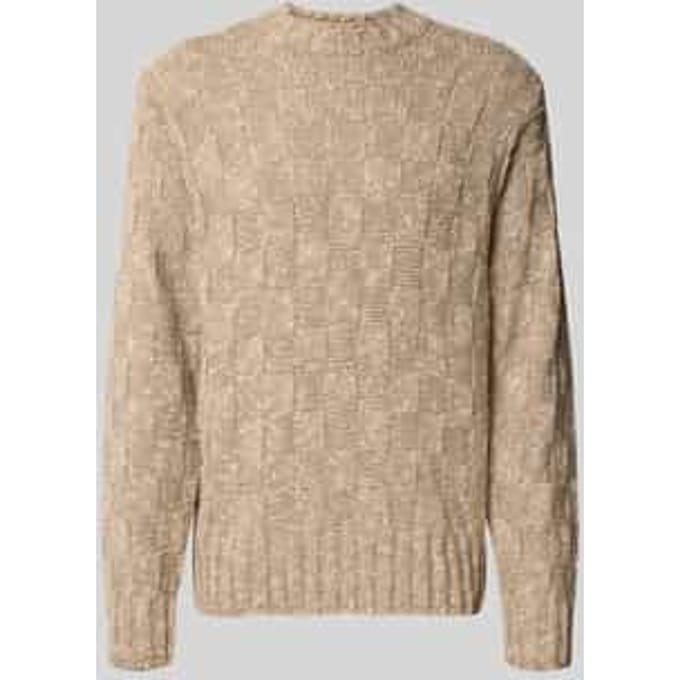 Gebreide pullover met ribboorden, model 'KYLOE'