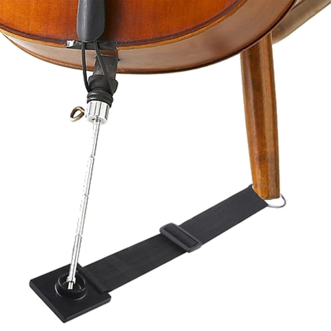 Cello Eindpin Anker Cello Antislipapparaat Verstelbare riem Antislipstopper Houder Standaard met zwart
