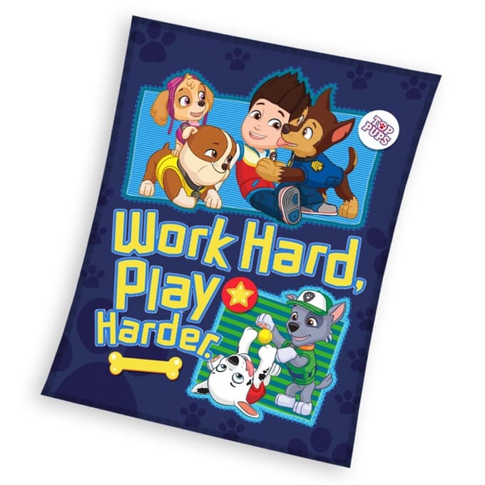 PAW Patrol fleeceplaid Top Pups - 100 x 140 cm - Polyester