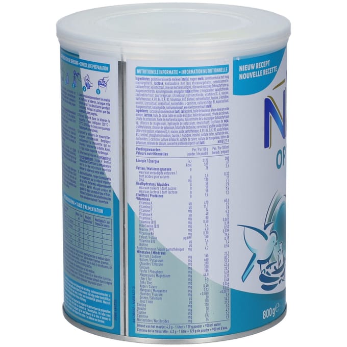 Nestlé Nan Optipro 1 Zuigelingenmelk Baby 0-6 Maanden 800g
