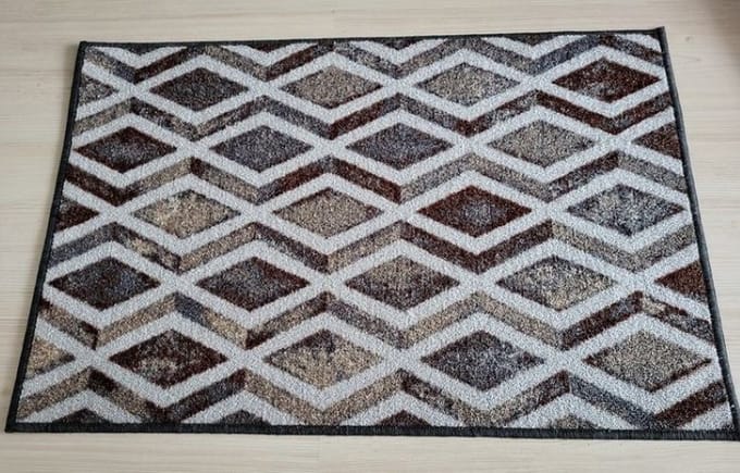 FOTAPIJT - Badmat - Bedrukte deurmat - Binnen - Termo Antislip - 50x75 cm - 5 mm - Wasbaar - Polyamide