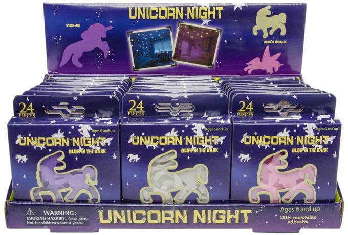 Duckiez Glow In Dark Eenhoorns - 1 stuk