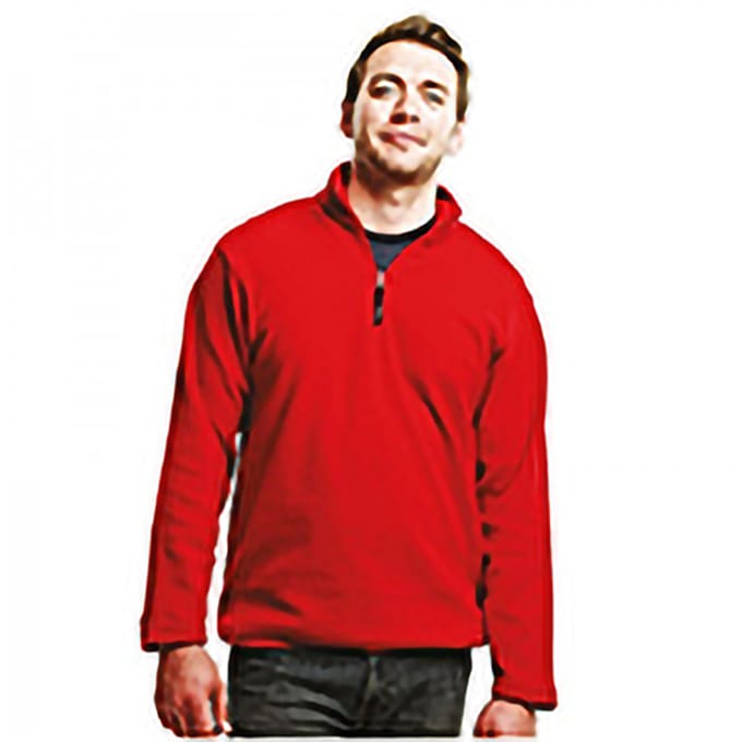 Regatta Heren 170 Series Anti-pill Zip Neck Micro Fleece (Klassiek rood)