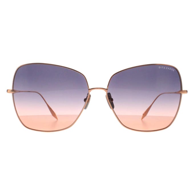 Dita Cat Eye Dames Roségoud Donkergrijs tot Perzik Kleurverloop Zazoe