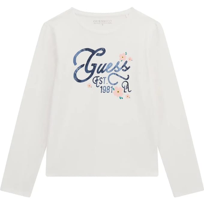 Kinder-T-shirt met lange mouwen Guess