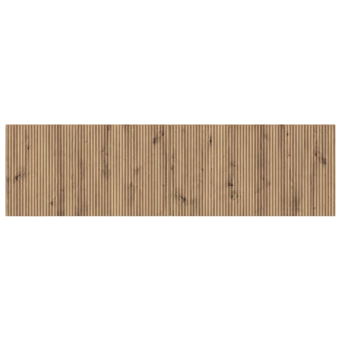 vidaXL - Wandgemonteerd - Hoofdbord - ARNHEM - Artisanaal - eiken - Bewerkt - hout