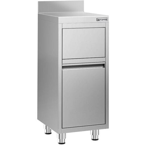 GGM Gastro Mülleimer - mit Klappdeckelöffnung - 400x600mm - mit Aufkantung