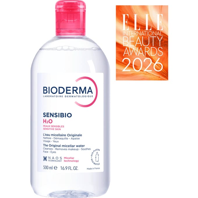 Bioderma Sensibio H2O Micellar Water for Sensitive Skin Prone to Rosacea 500ml