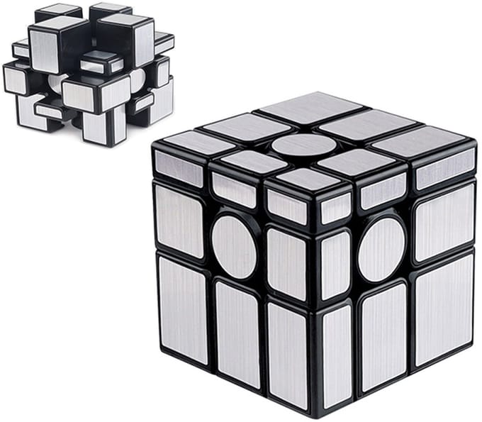 Mirror Cube Silver - breinbreker - puzzel - kubus - 3x3 cube - New Edition - Fanxin