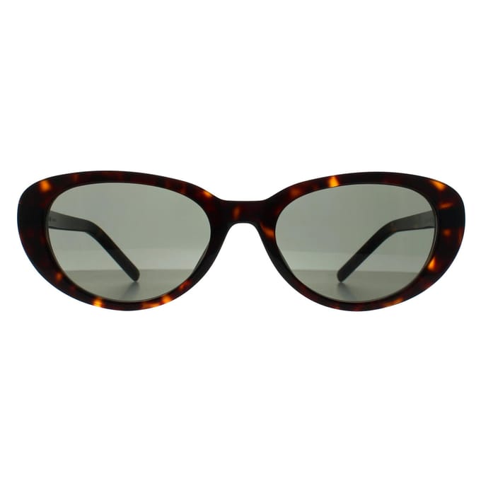 Saint Laurent Katoog Dames Donker Gespikkeld Havana Grijs SL M154