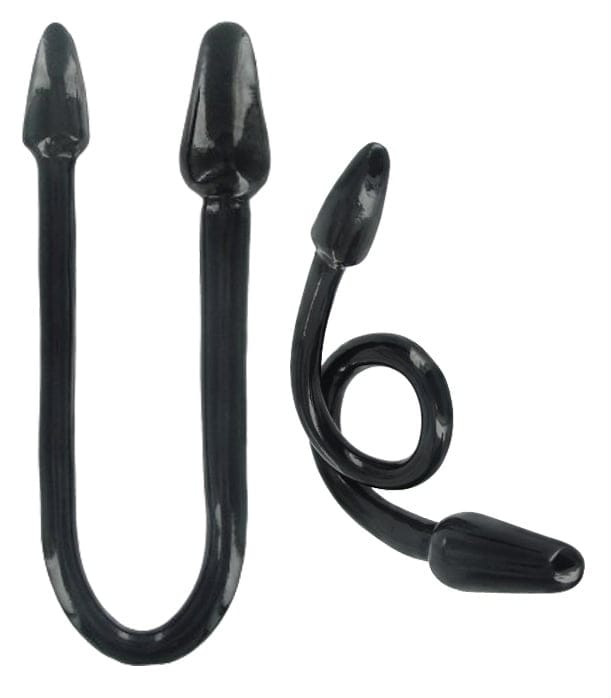 Master Series - Ravens Tail dubbele anaal plug zwart