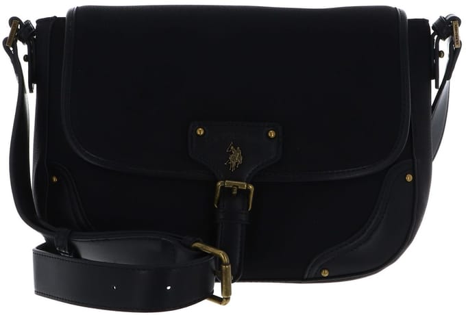 U.S. POLO ASSN. schoudertas Monroe Flap Bag Black zwart