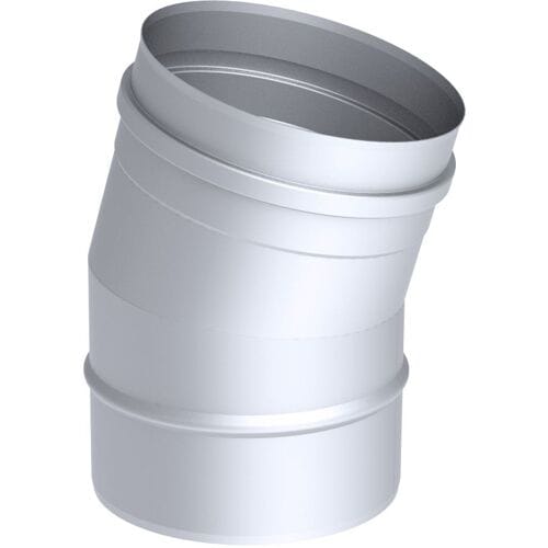 GGM Gastro Hoekbuis - 15° vast - in rvs - Ø 250mm zilver