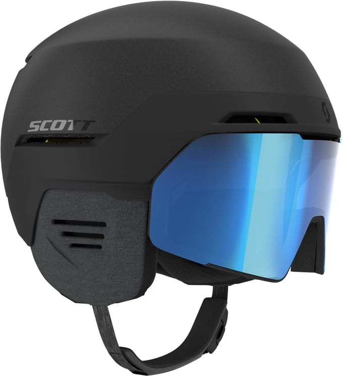Scott Blend Plus LS Skihelm met Geïntegreerde Skibril - Zwart