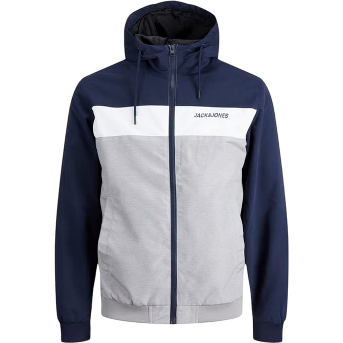 Jack And Jones Heren Kleurblok Gewatteerde Bomberjack (Navy Blazer)