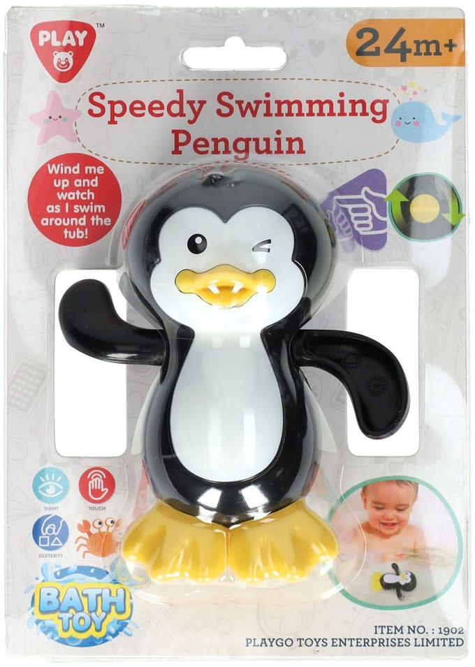 PLAY - Bath Toys Speedy Swimming Penguin