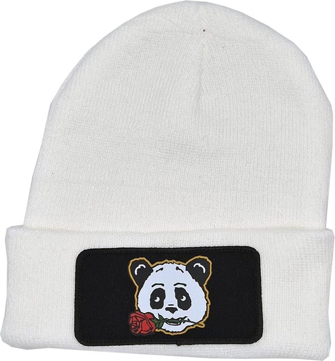 Lauren Rose - Invincible Rose Panda - Beanie - Muts - Wit
