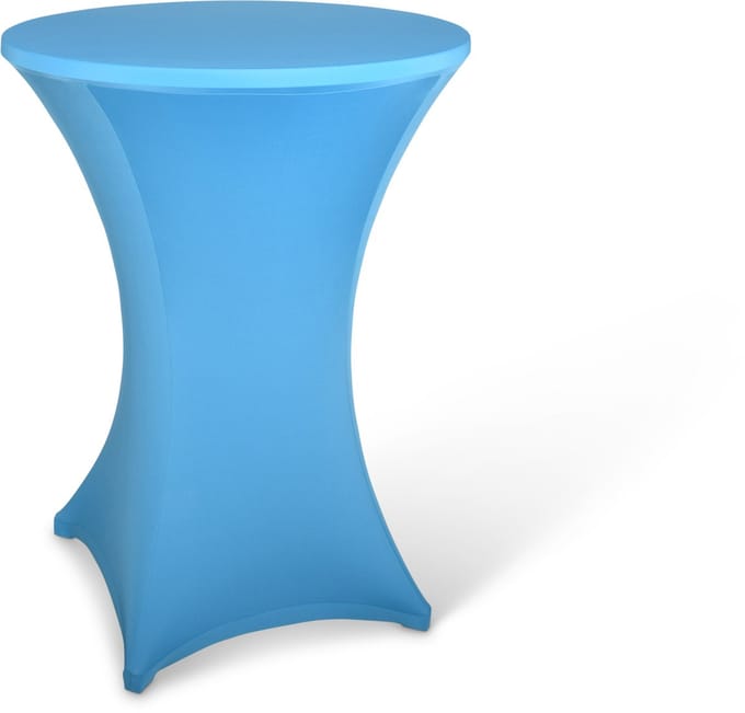 Statafelshop - Statafelrok - Aqua Blauw - Ø85 cm