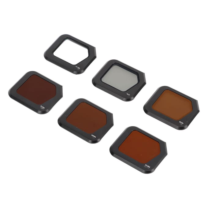 6 stuks Drone Filter Set CPL UV Lens Waterdichte ND Filters Set voor DJI Mavic 3 Classic black