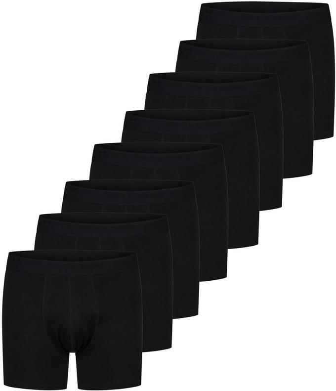 Only & Sons Heren Boxershorts ONSSCOTT 8 PACK Zwart S Ondergoed met Elastische Softband