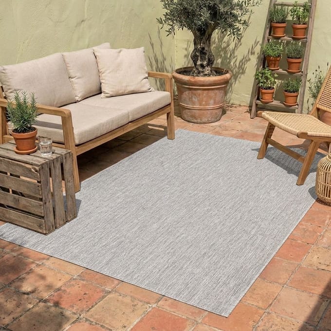 NATURL. Buitenkleed - Costa Grijs - 140x200cm