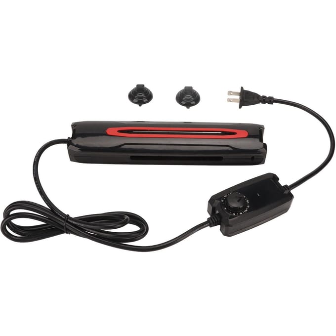 Aquariumverwarmer Auto Constante Temperatuur Dompelbaar Klein Vissenkom Verwarmingsstaaf met Controller black