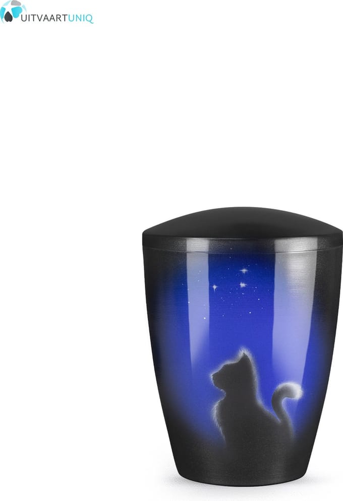 katten urn - kat in de nacht - bio