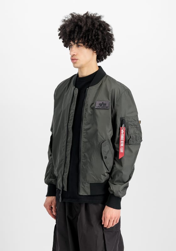 Alpha Industries Bomberjack - MA-1 TTC Two Tone Contrast Bomber Jacket - S tot M - voor Mannen - grijs