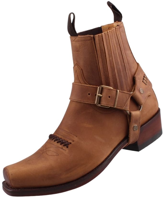 Sendra biker enkellaars 6445 bruin