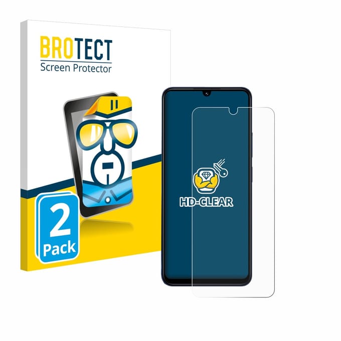 BROTECT - Screenprotector voor Xiaomi Redmi 14C 5G - Folie Beschermfolie transparant 2 Stuks