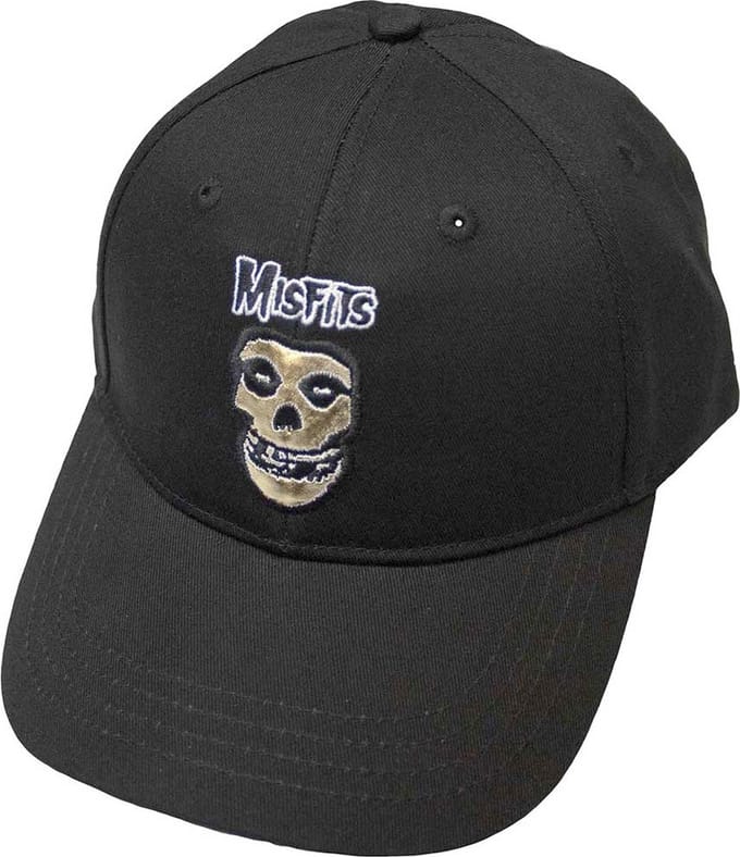 Misfits - Logo & Gold Fiend Snapback Pet - Zwart