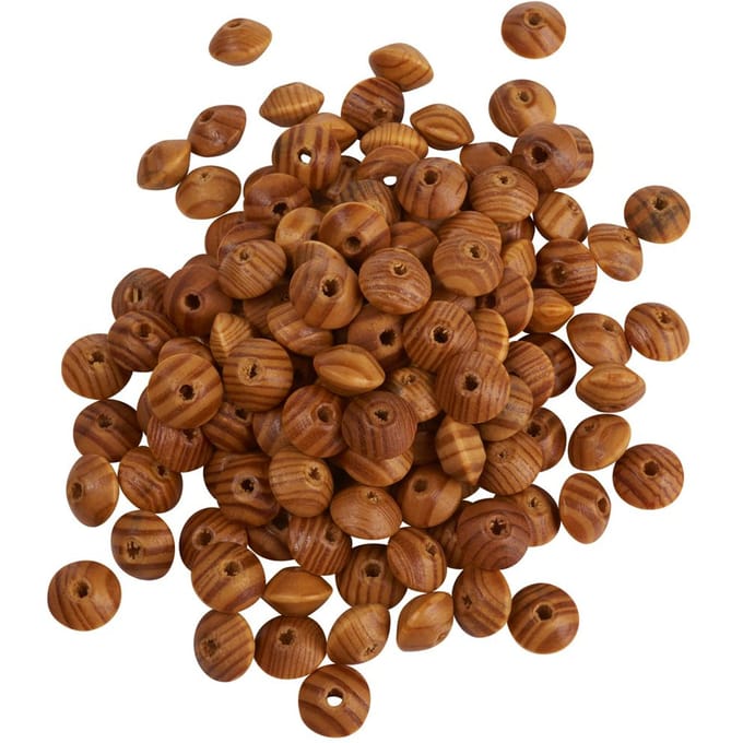 VBS Houten lenzen met natuurlijke korrel, 100 g