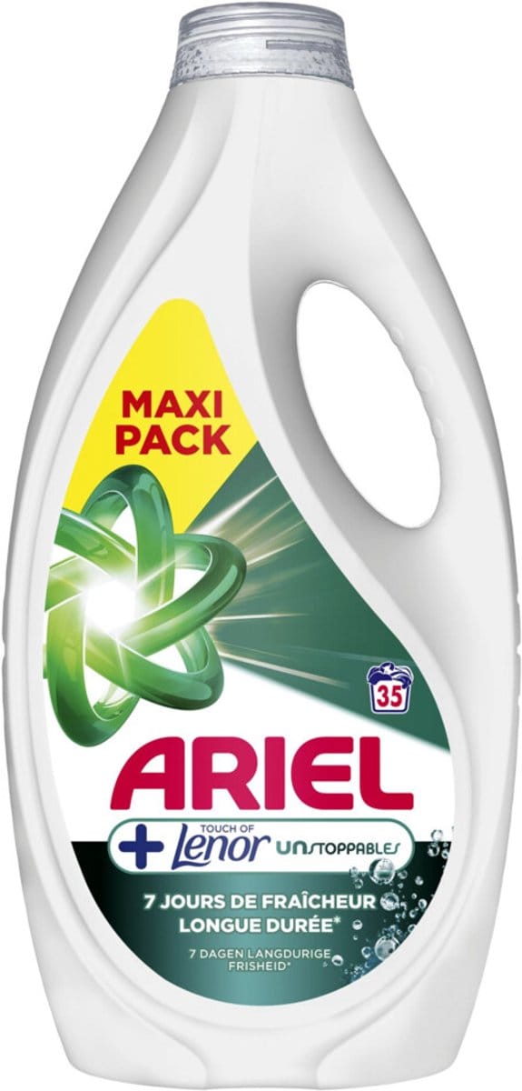 Ariel Vloeibaar Wasmiddel Lenor Unstoppables 35 Wasbeurten 1575 ml